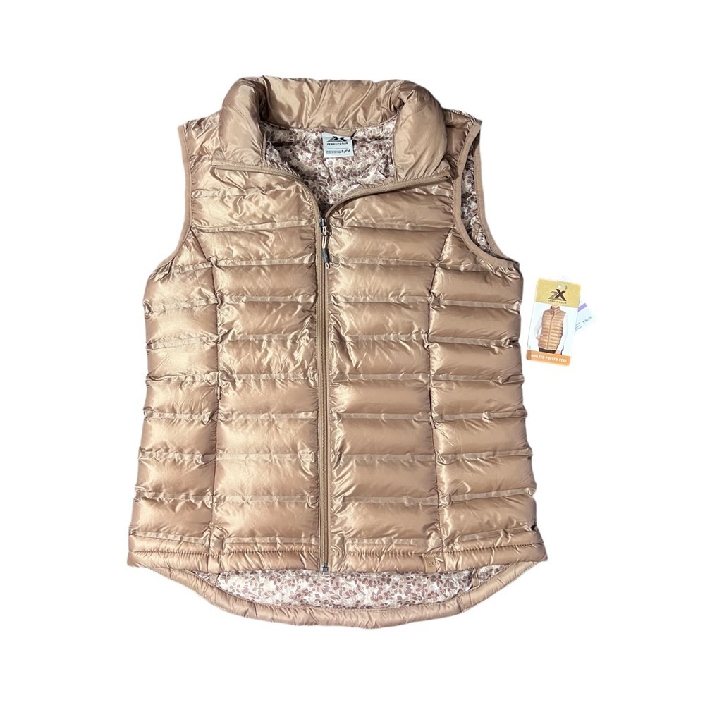 ZeroXposur Quilted Puffer Vest NWT Small Clay Lightweight